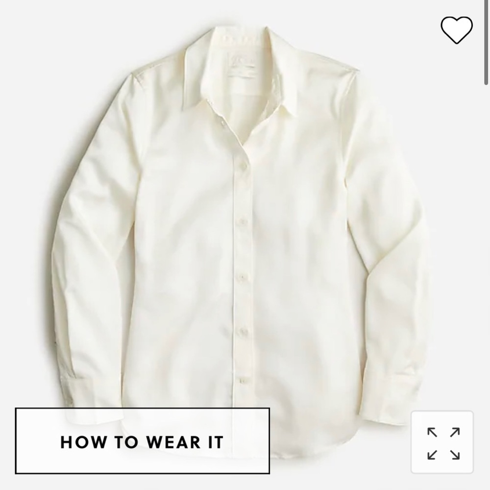 JCrew Slim-fit Drapey Shirt